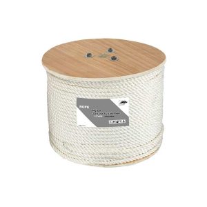 SOGA/ROPO/LAZO RHINOCERONTE DE NYLON BLANCA PIE 3/8