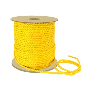 SOGA/ROPO/LAZO RHINOCERONTE DE PP AMARILLO ROLLO 1/4X600 PIE