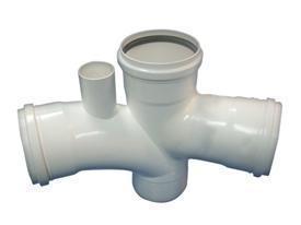 RAMAL ESQ. PVC ( JE ) 110 MM X 110 MM A 135 MH C/VENT IZQ TIGRE