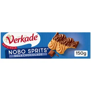 Verkade Nobo Sprits Melkchocolade (16 x 150g)