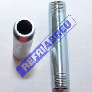 NIPLE NIQUELADO 1/2 M/NPT X 4»