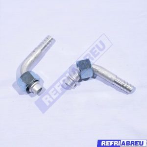 FITTING ALUMINIO CURVO 5/8 HEMBRA ORING