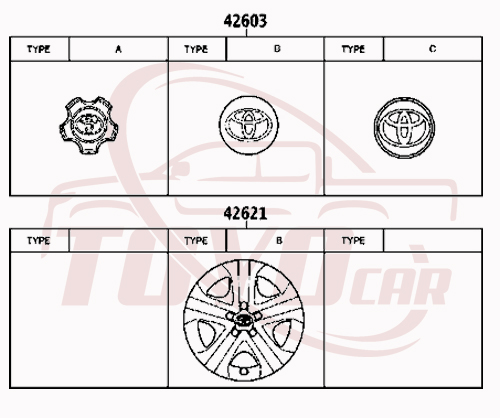 Emblema Ornamento Para Rin Toyota - Imagen 4