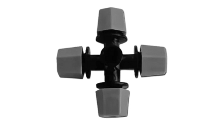 Nebulizador de 4 Cabezas de 24 a 31 LPH Color Gris