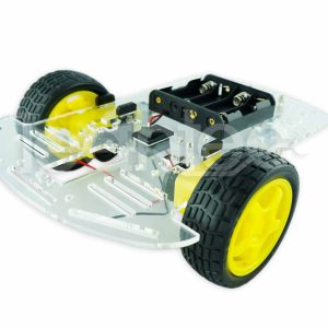 Chasis robot 2WD. Chasis robot de 2 ruedas.