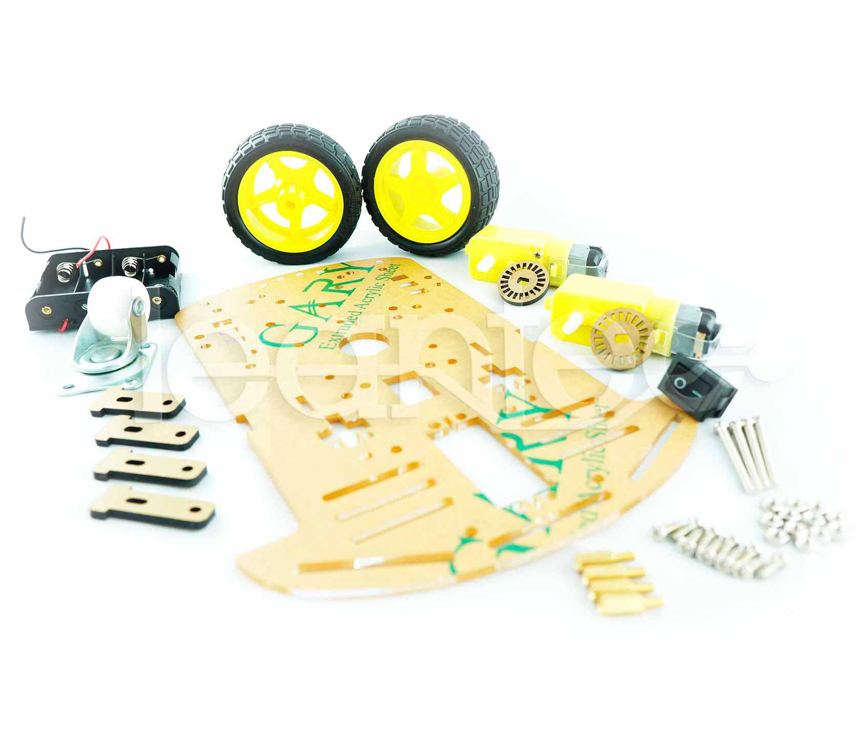 Chasis robot 2WD. Chasis robot de 2 ruedas. - Imagen 5