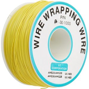 Bobina AWG30 AMARILLO 300m Cable Hilo WRAPPING