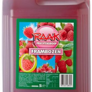 Raak Vruchtensiroop Frambozen (5 Liter)