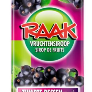 Raak Vruchtensiroop Zwarte Bessen (6 x 0,75 Liter) Cassis