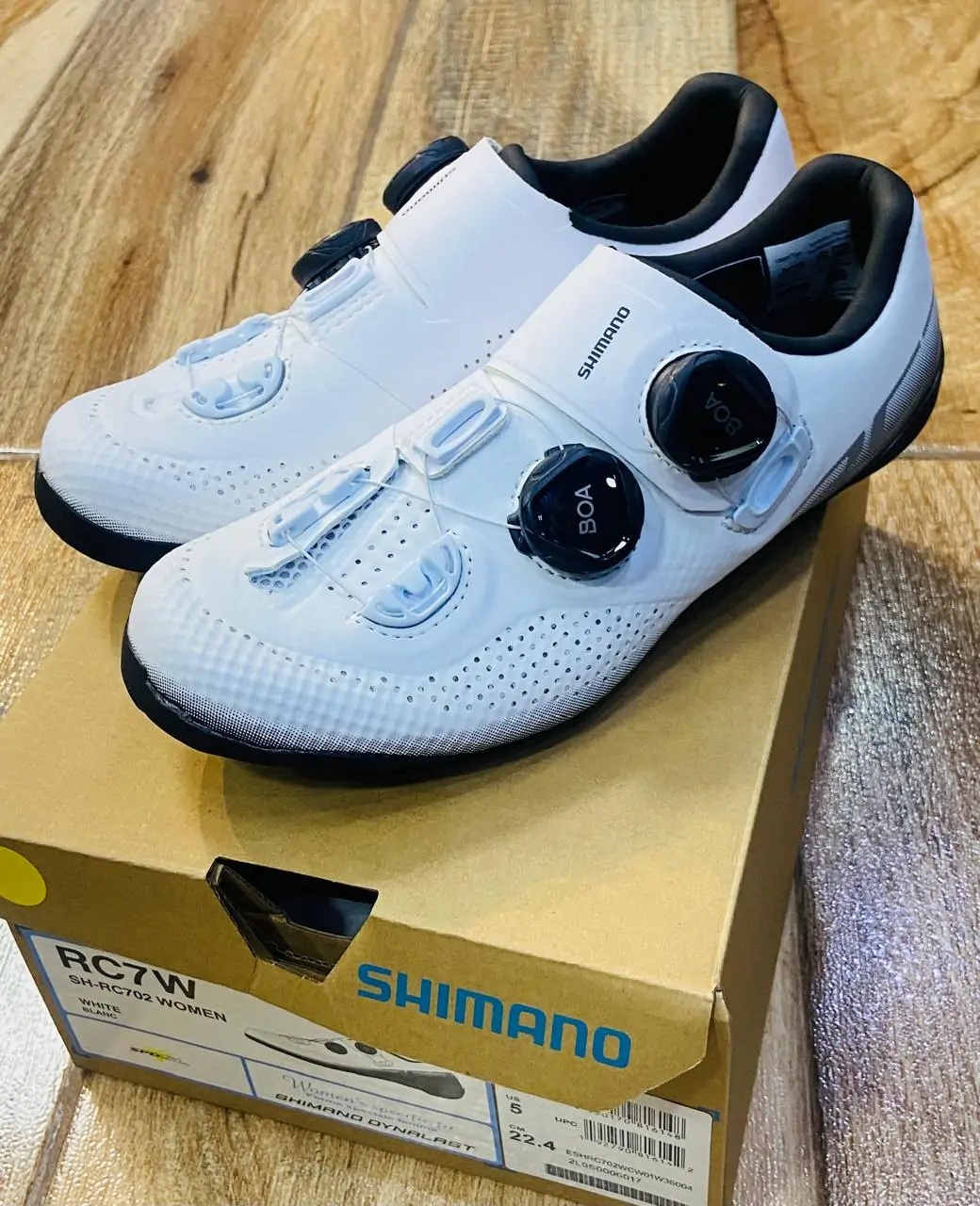 ZAPATILLAS CICLISMO RUTA SHIMANO RC7W SH-RC702 MUJER BLANCO (815392) - Imagen 3