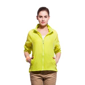 CAMPERA NYLON DAMA AMARILLA 201K49