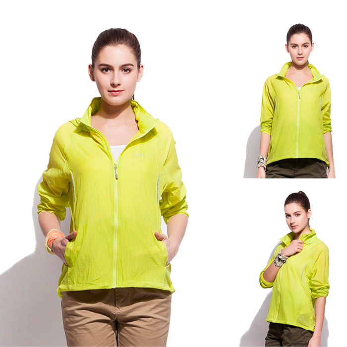 CAMPERA NYLON DAMA AMARILLA 201K49 - Imagen 3