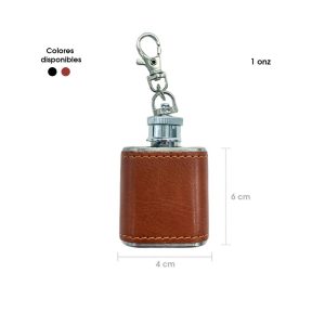ANFORA ACERO INOXIDABLE 10 ONZAS C/LLAVERO 6310B-3B