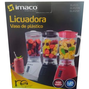 LICUADORA IMACO DE 500 WATTS VASO DE PLASTICO DE 1.25 LTS