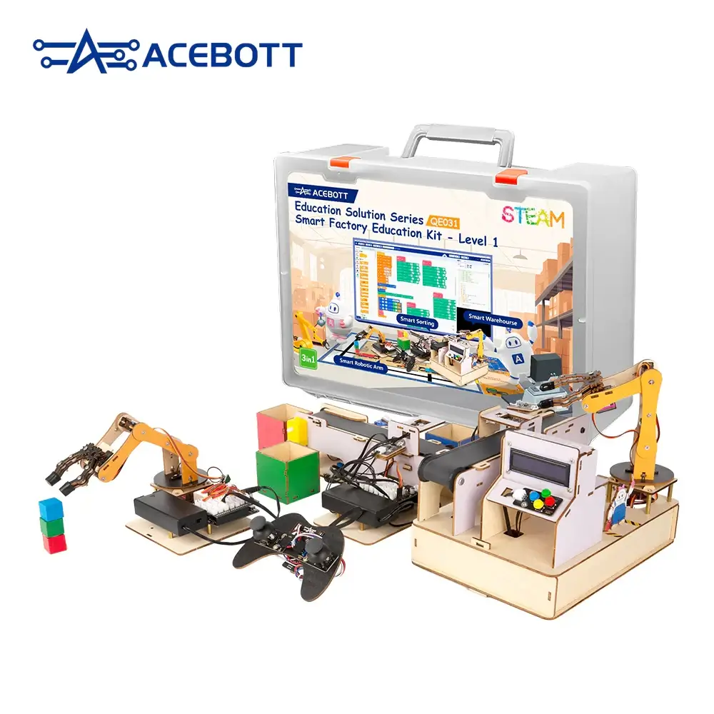 Kit Educativo de Fábrica Inteligente STEM con ESP32 Compatible con Arduino IDE ACEBOTT - Imagen 2