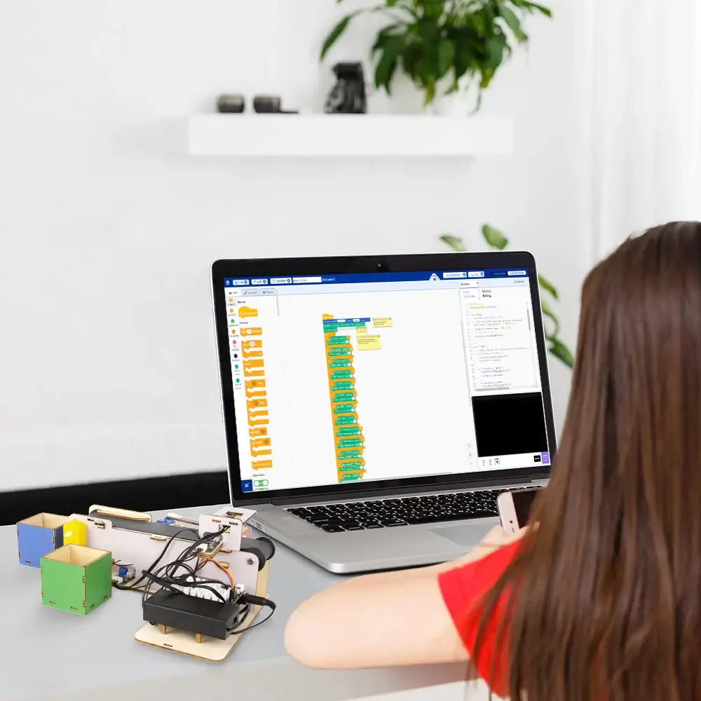 Kit Educativo de Fábrica Inteligente STEM con ESP32 Compatible con Arduino IDE ACEBOTT - Imagen 4