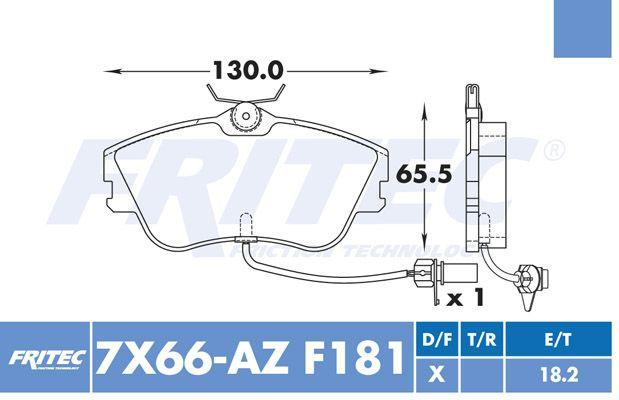 Balata Fritec SHD-7X66-Z - Imagen 2