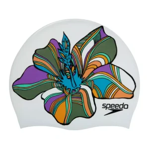 GORRO PARA NATACIÓN SPEEDO PRINTED WHITE MULTICOLOR – ADULTO