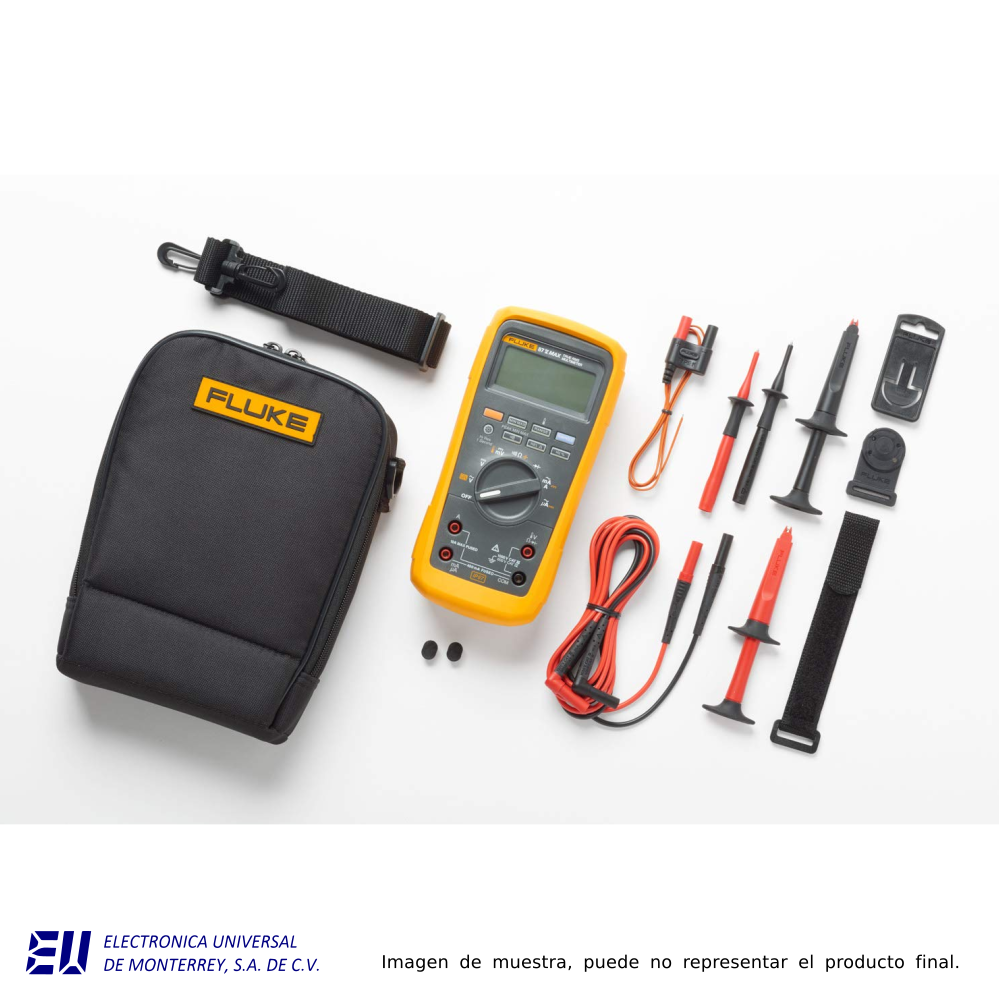 KIT COMBINADO FLUKE 87V MAX E2 PARA ELECTRICISTAS INDUSTRIALES – FLUKE 87-V/E2 - Imagen 2