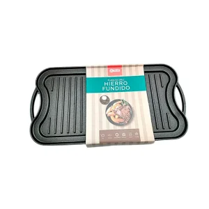 Plancha Grill Hierro Fundido Record De 50.5x26cm
