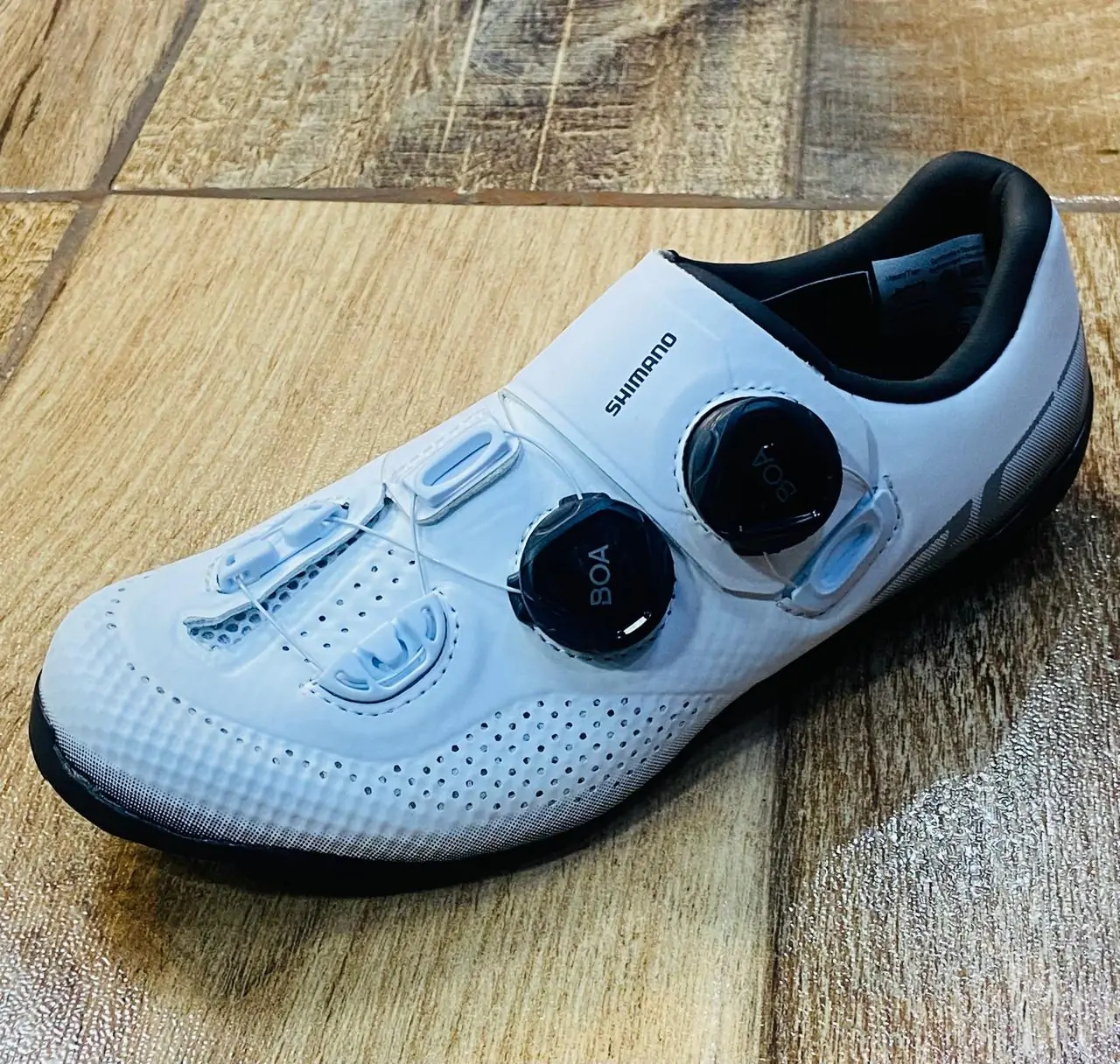 ZAPATILLAS CICLISMO RUTA SHIMANO RC7W SH-RC702 MUJER BLANCO (815392) - Imagen 8