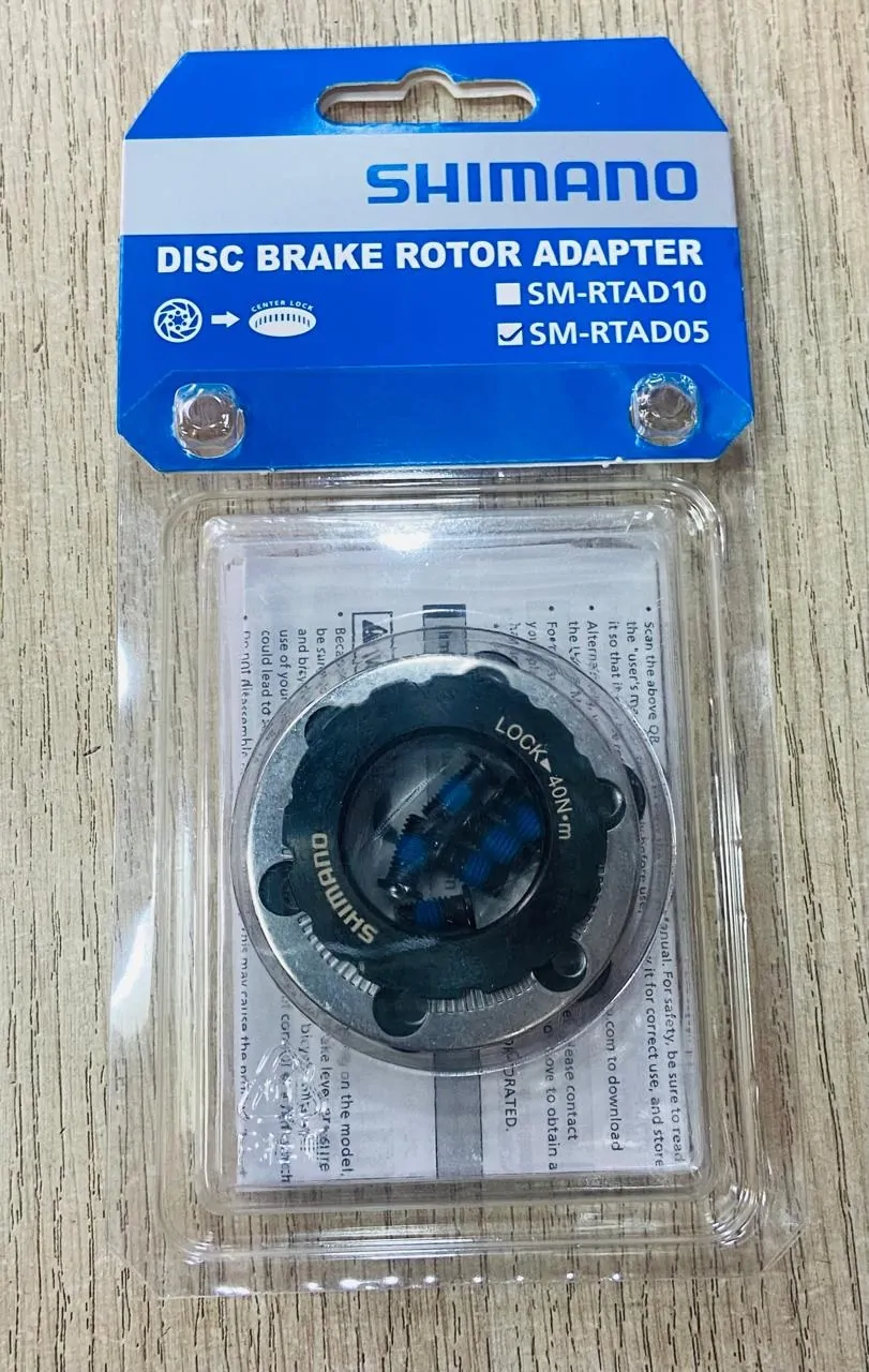 ADAPTADOR ROTOR 6 TORNILLOS A CENTER LOCK DISCO SHIMANO COLOR NEGRO (502640) - Imagen 4