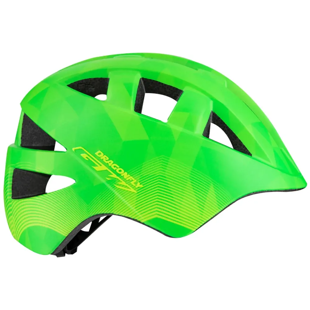 CASCO PARA NIÑOS GW DRAGONFLY COLOR VERDE