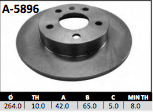 Disco Brembo A-5896