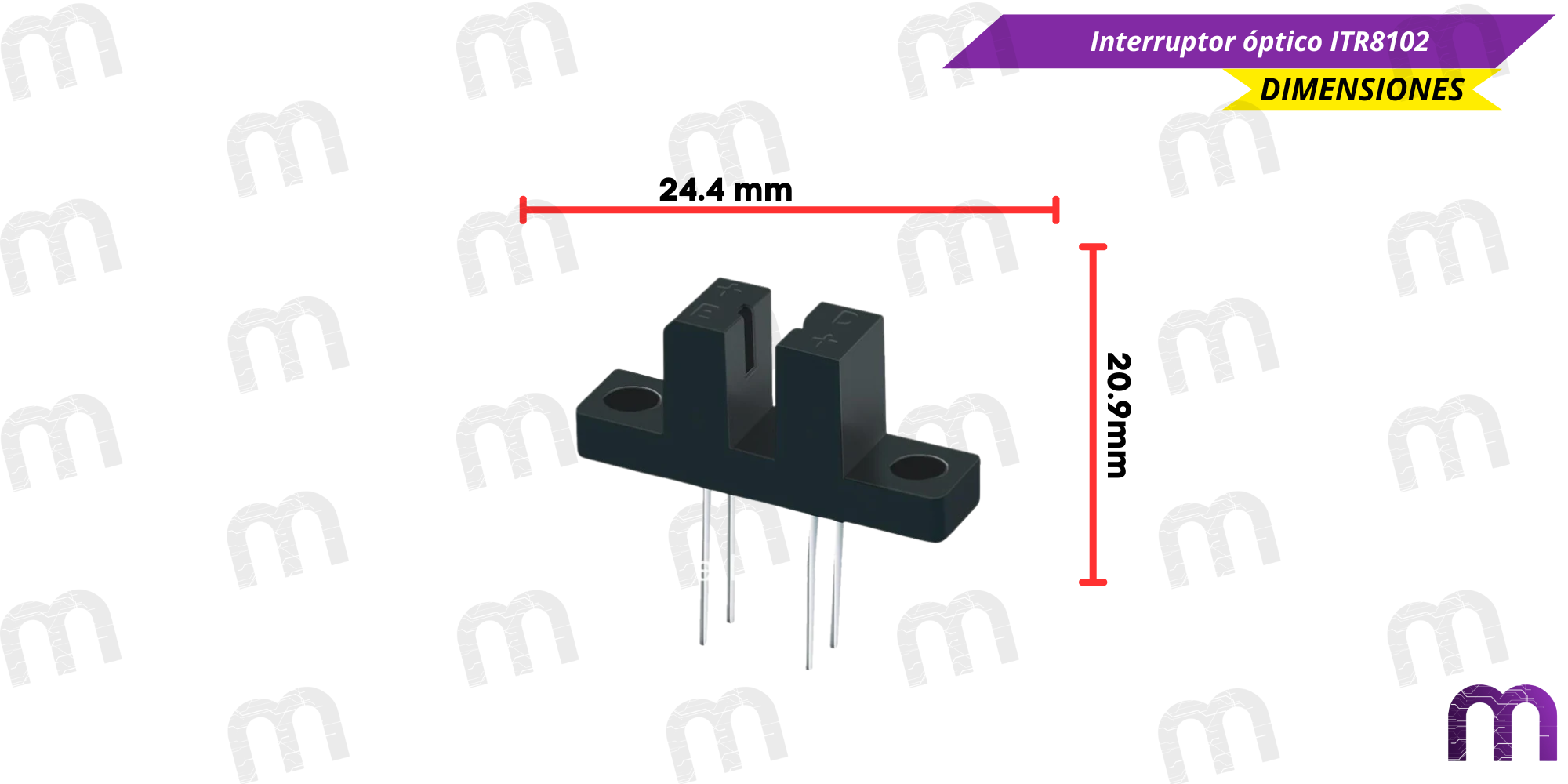 Interruptor óptico ITR8102 - Imagen 6