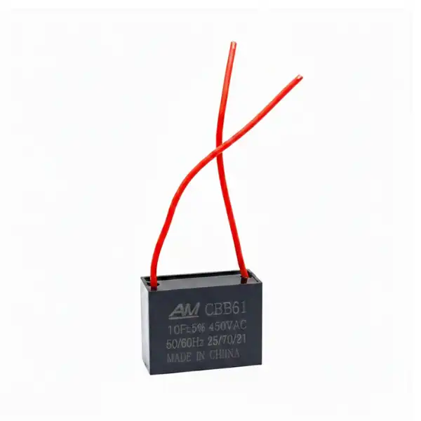Capacitor Condensador CBB61 10uF 450VAC para Motor - Imagen 2
