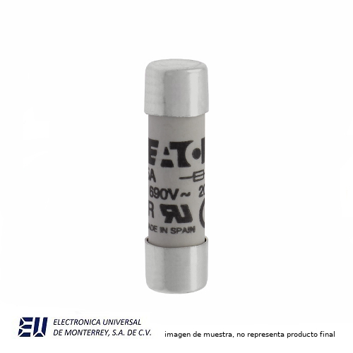 FUSIBLE ULTRARRAPIDO CILÍNDRICO 10x38mm 690VCA / 500VCD 25A CLASE gR – FWP-25G10F - Imagen 2