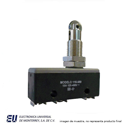 MICROSWITCH HARTMANN BASICO DE TRABAJO PESADO 115-059 – HM115-059 - Imagen 2