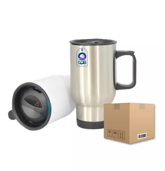 Jarra Viajera de Acero Inoxidable Térmica 16oz Caja con 12 piezas
