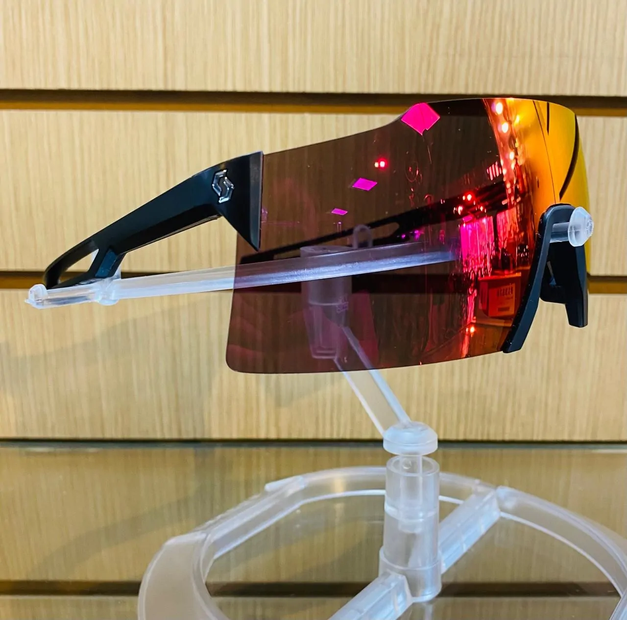 GAFAS PARA CICLISMO SCOTT STRIDE BLCK AMP RED CHROME (813536) - Imagen 7