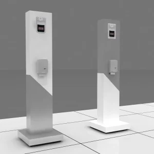 Totem dispensador Automatico de Gel y Termometro – SANITITUNEL