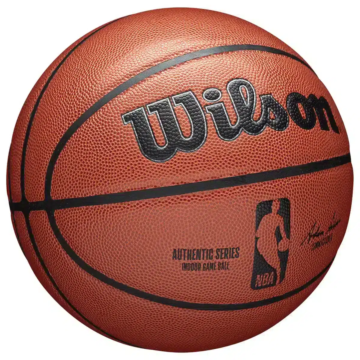 PELOTA BASKET WILSON NBA AUTHENTIC INDOOR GAME BALL – #7 - Imagen 3