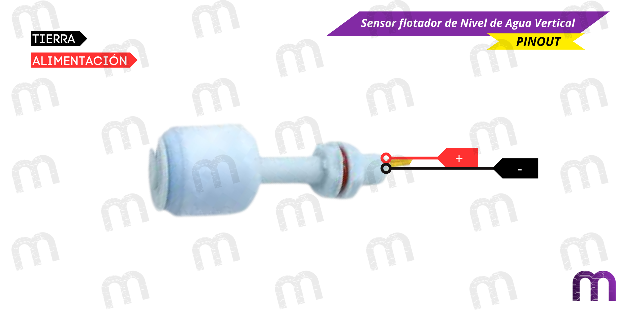 Sensor flotador de Nivel de Agua Vertical - Imagen 9