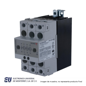 RELÉ ESTADO SÓLIDO 3 FASES 20A 600V CON DISIPADOR- RGC3A60D20KKE