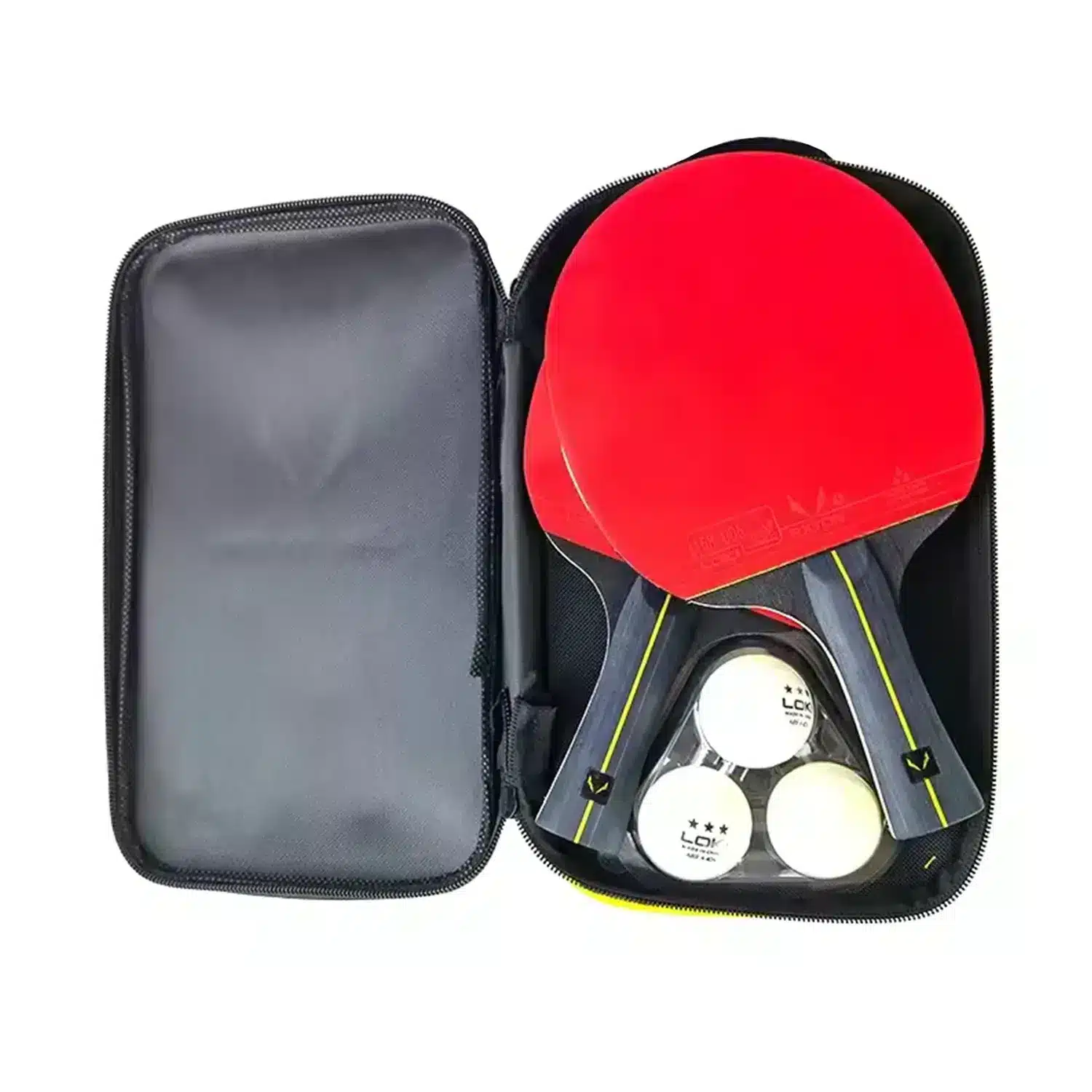 SET DE PING PONG LOKI RXTON ( 2 RAQUETAS + 1 NET + 1 ESTUCHE + 6 PELOTAS) - Imagen 3