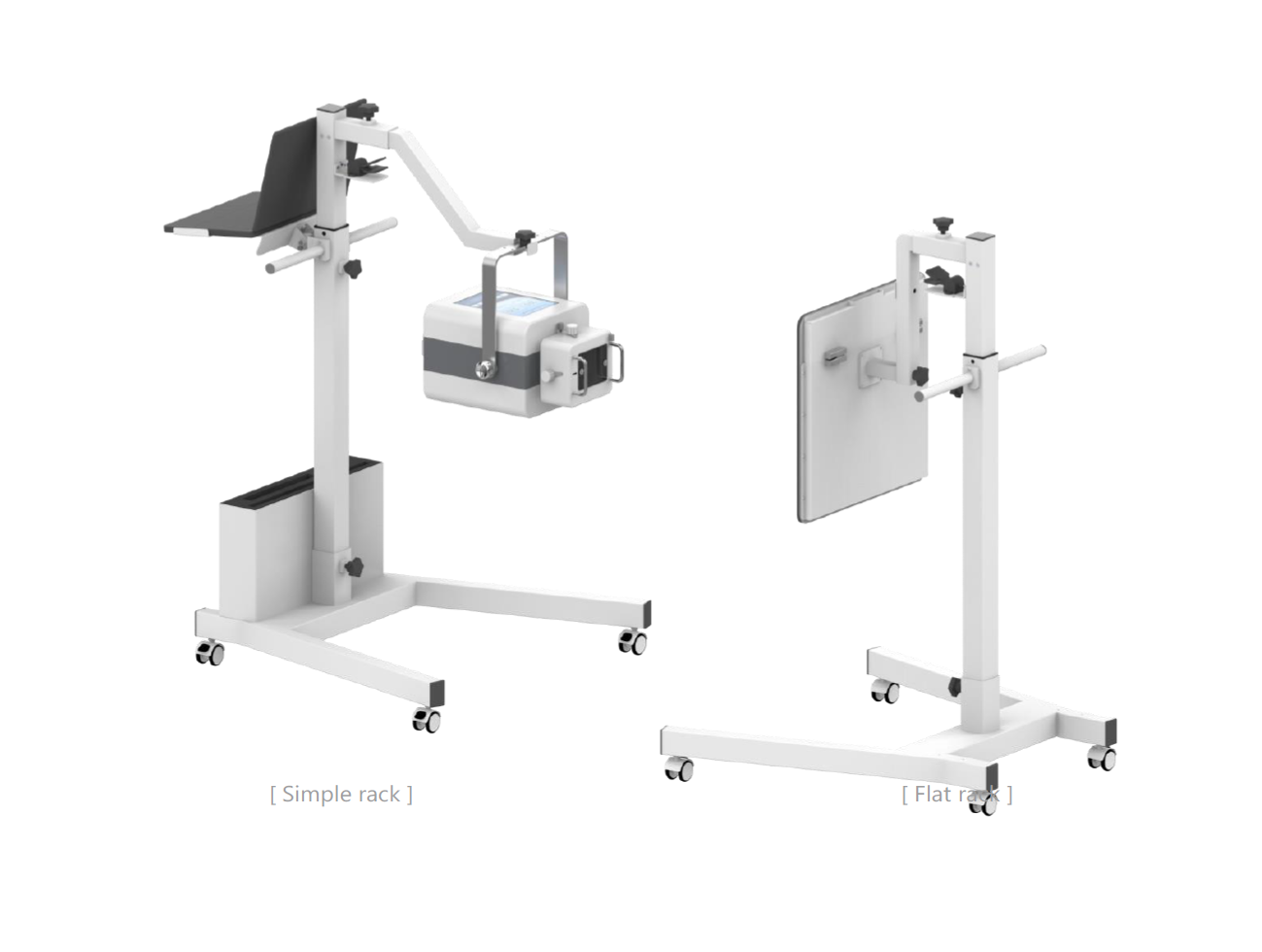 Sistema DR con Detector de Rayos X Humano Meditech serie TTU de Panel Plano 17 X 17″ y Generador de rayos X portátil Meditech TTU-60