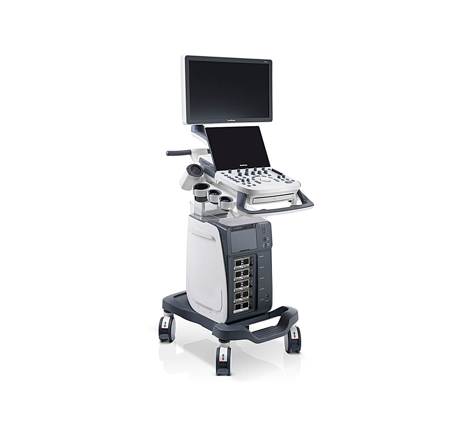 Ecógrafo doppler color con carro de traslado Sonoscape P25 con 1 transductor standard a elección