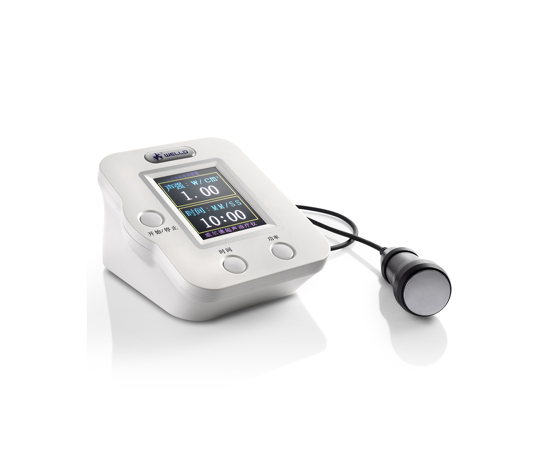 Ultrasonido Kinesiológico WELLD WED-100 con cabezal de 1 Mhz
