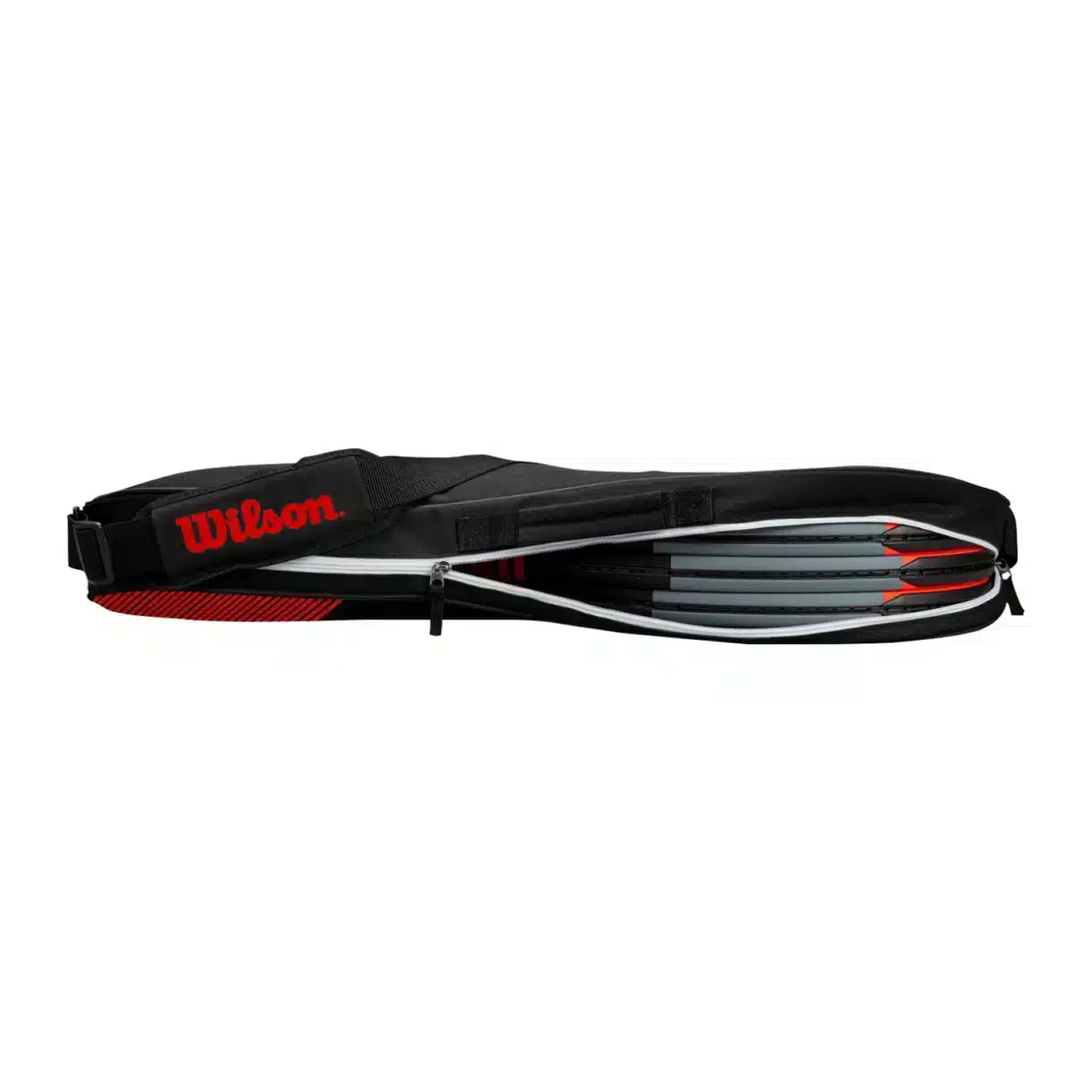 RAQUETERO WILSON ADVANTAGE BAD IN (NEGRO/ROJO) - Imagen 4