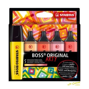 Stabilo Boss Resaltador Arty X5 Calidos (B)