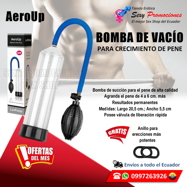 Bomba de Vacío Agranda Pene AeroUp