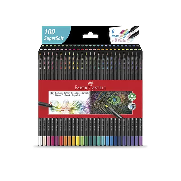 Colores Faber Castell x100 Supersoft