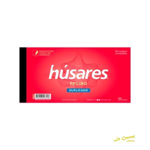 Talonarios Husares 1825 Recibo Duplicado