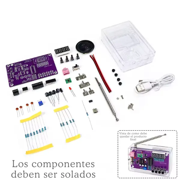 Kit de Radio FM Digital DIY (Modelo HU-017B) - Imagen 4