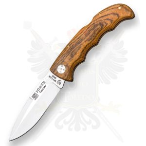Navaja de caza Joker con puño de bocote y hoja 9 cm MOVA
