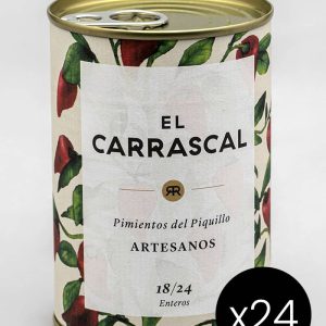 Pimientos del Piquillo asado Caja de 24 latas – El Carrascal